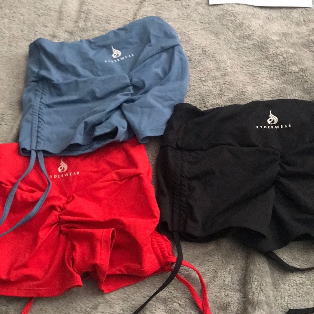 Ryderwear scrunch butt shorts size small